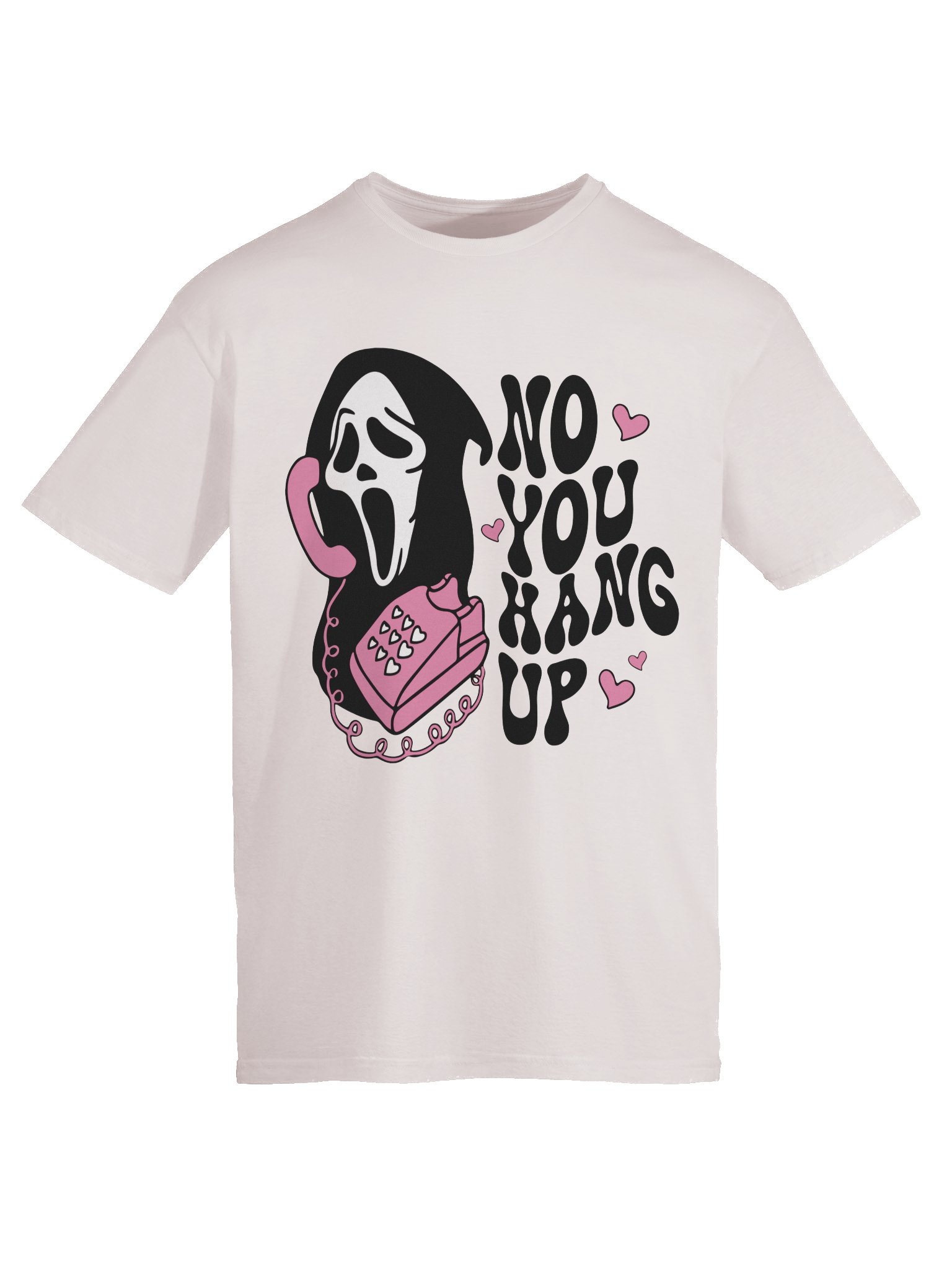 “No You Hang Up” Shirt – Ghost Face Horror Movie Inspired Graphic Tee | Spooky Cute Halloween Shirt product image (60)