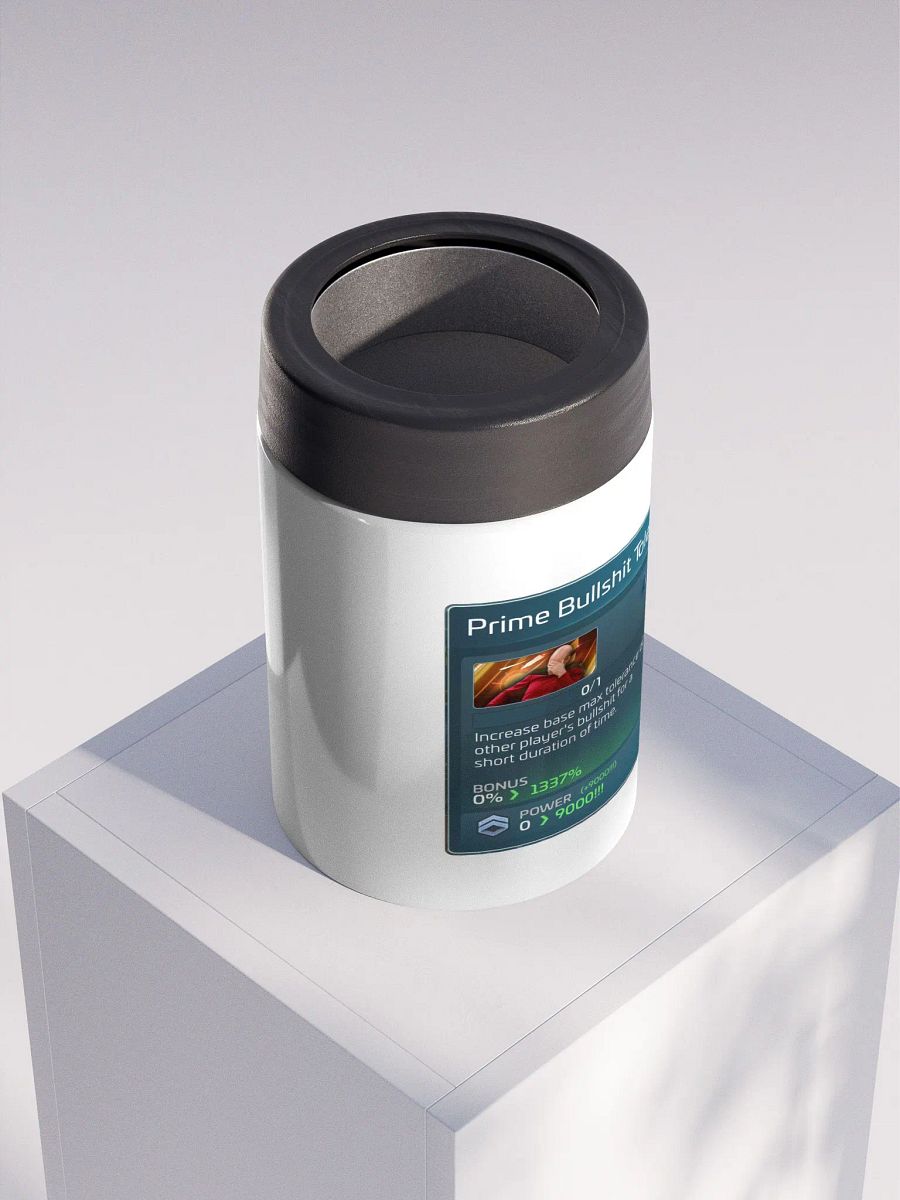 Prime Bullshit Tolerance (Color) Cooler product image (4)