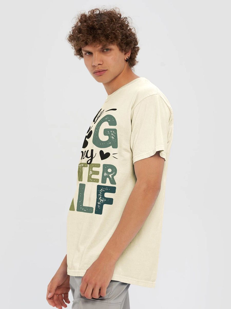 "My Dog is My Better Half" Heavyweight Tee - Various Colours product image (6)