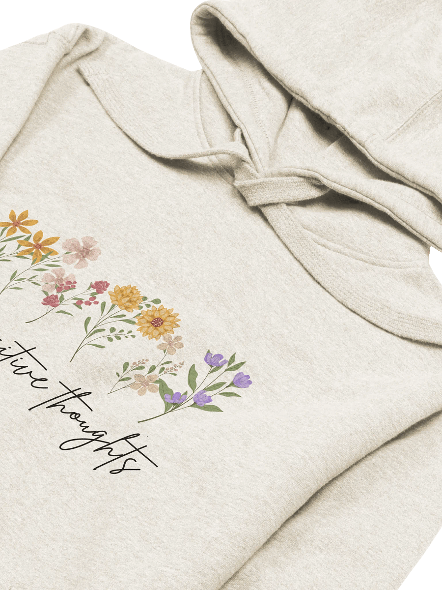 Grow Positive Thoughts Floral Hoodie product image (7)