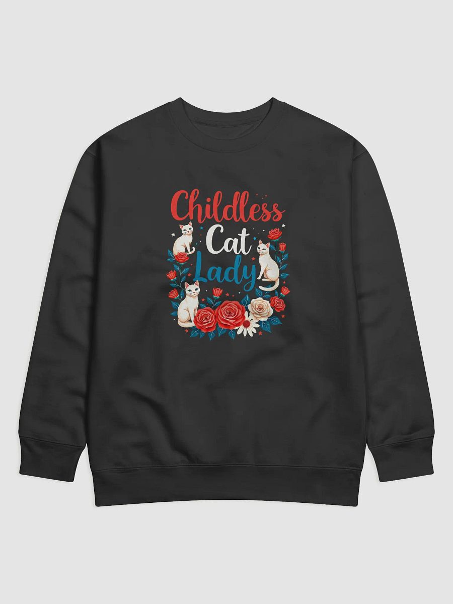 Childless Cat Lady Premium Sweatshirt product image (1)