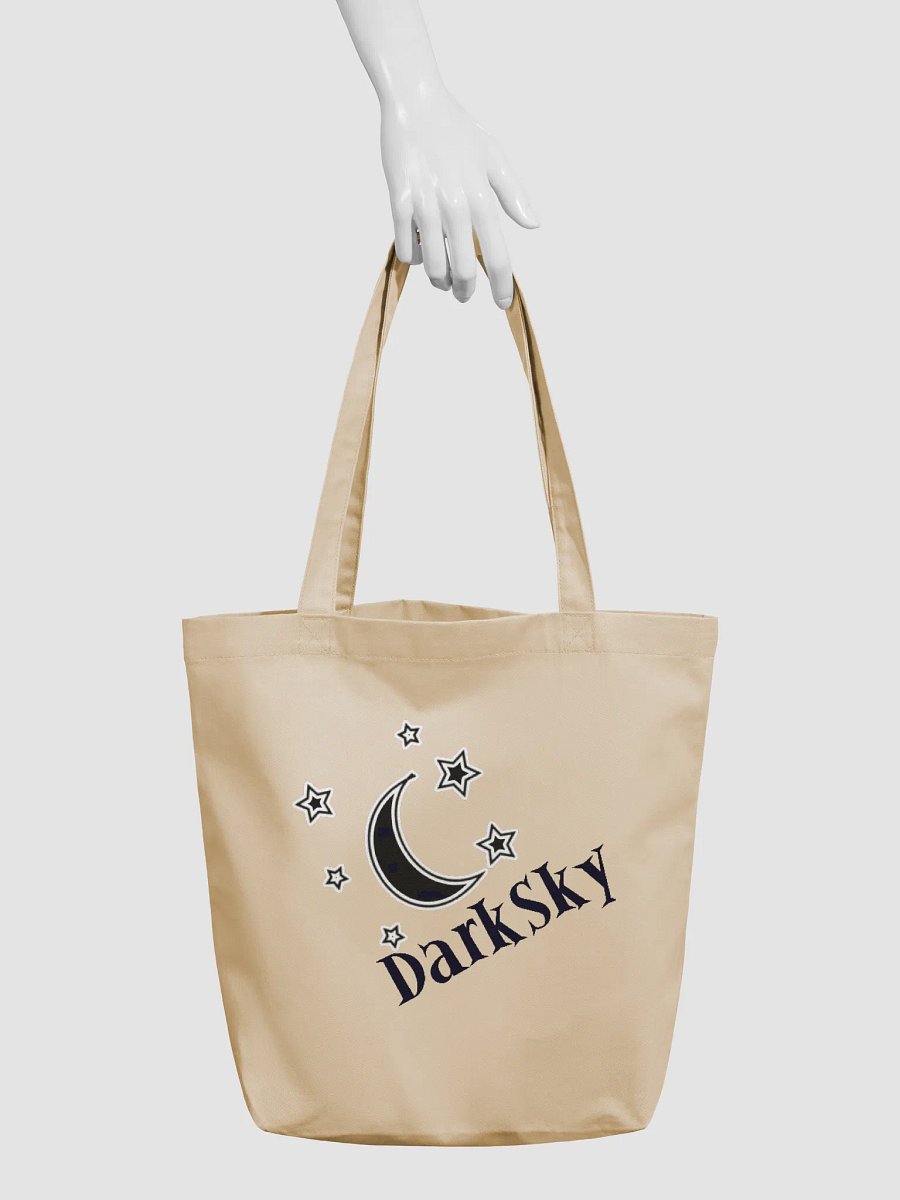 DarkSky Logo Eco Tote Bag (Black) product image (3)
