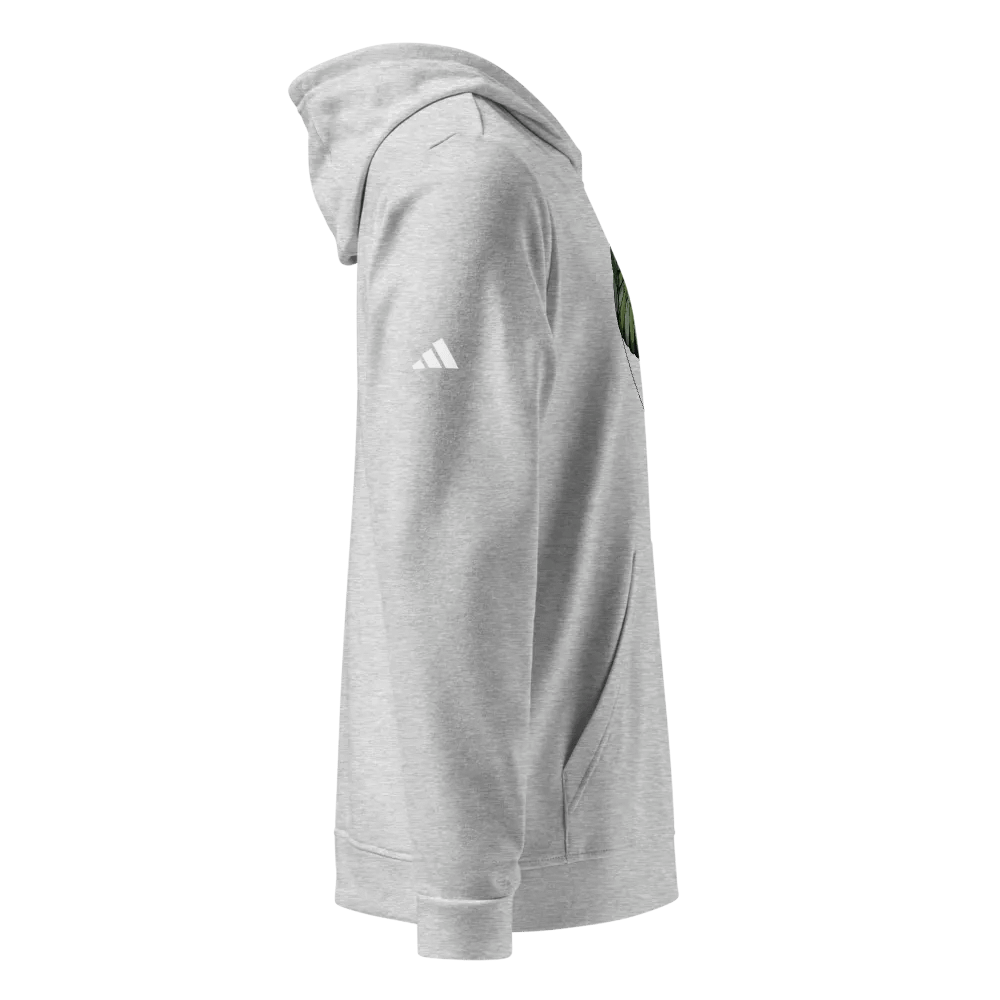 Beer God Adidas Fleece Hoodie - Grey product image (3)