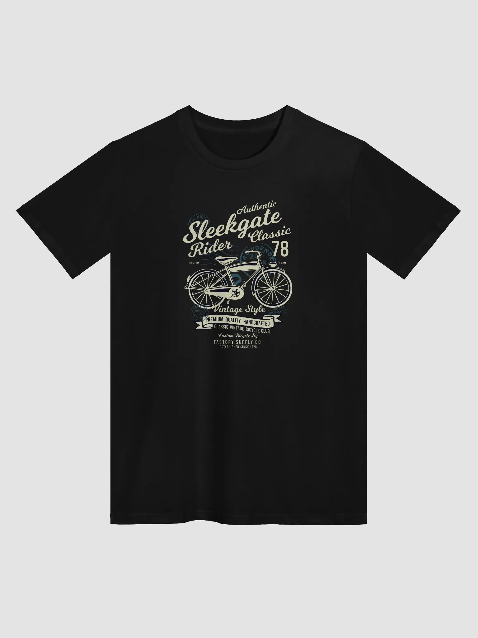 Vintage Bicycle Craftsmanship T-Shirt product image (4)