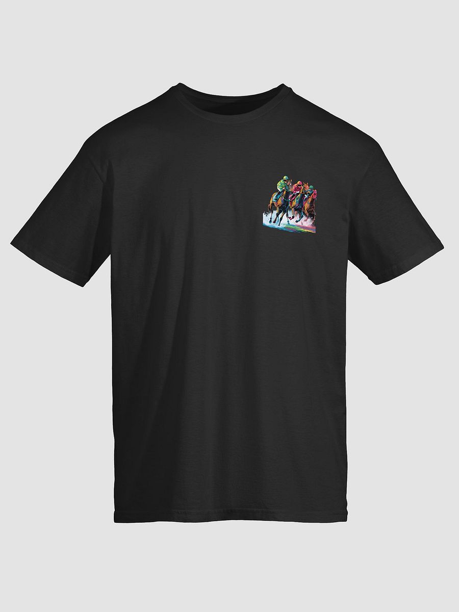 Colorful Horse Racing Derby Party Unisex T-Shirt product image (4)