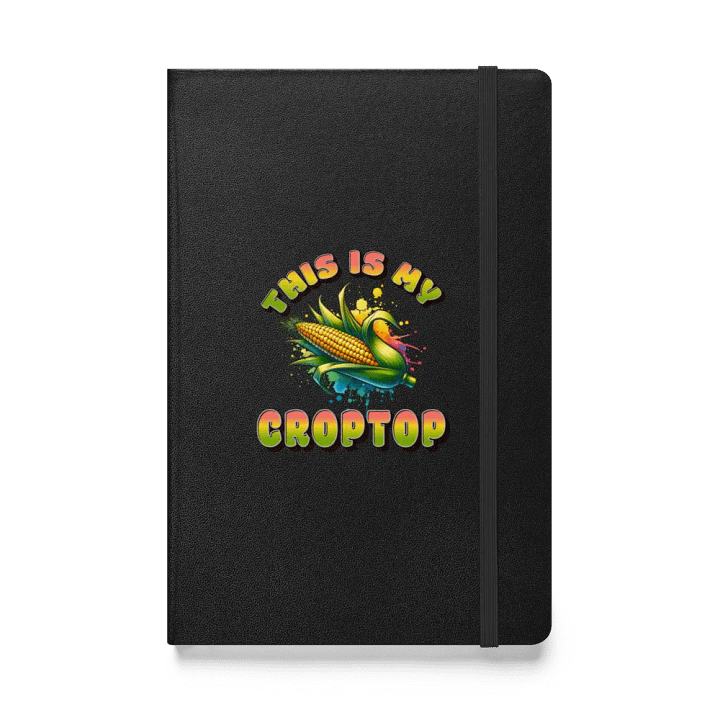 This Is My Crop Top Corn Hardcover Notebook product image (1)