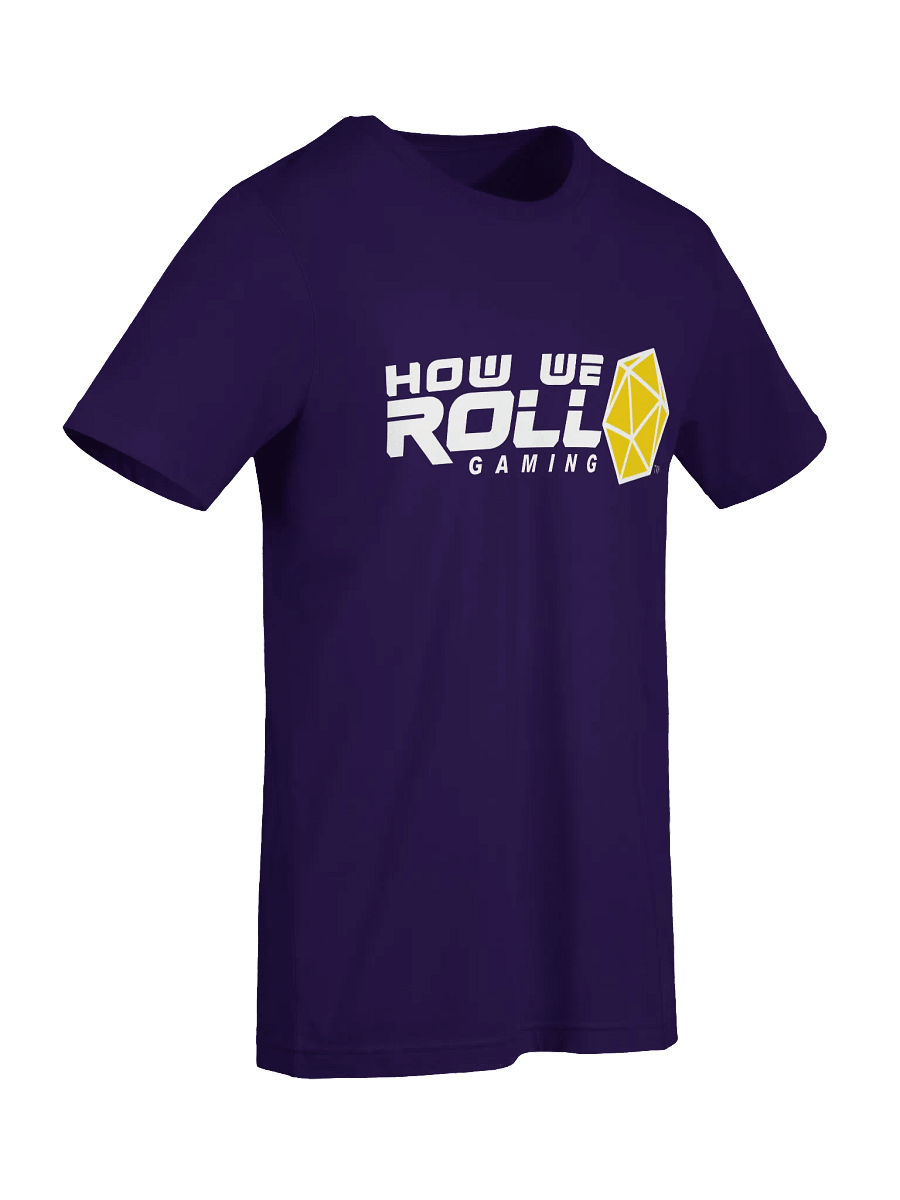 How We Roll Gaming T-shirt (white logo) product image (7)
