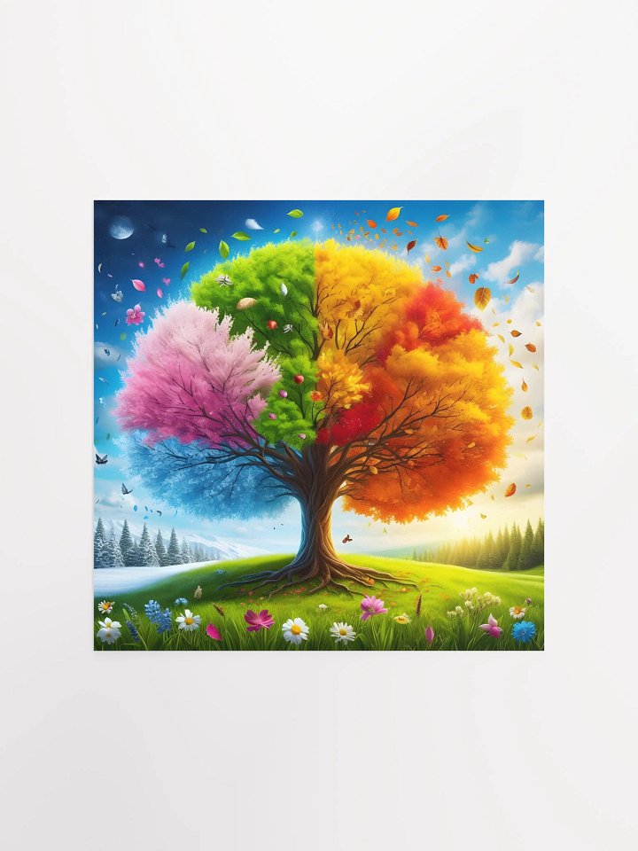 Seasonal Tree Matte Poster Print product image (5)