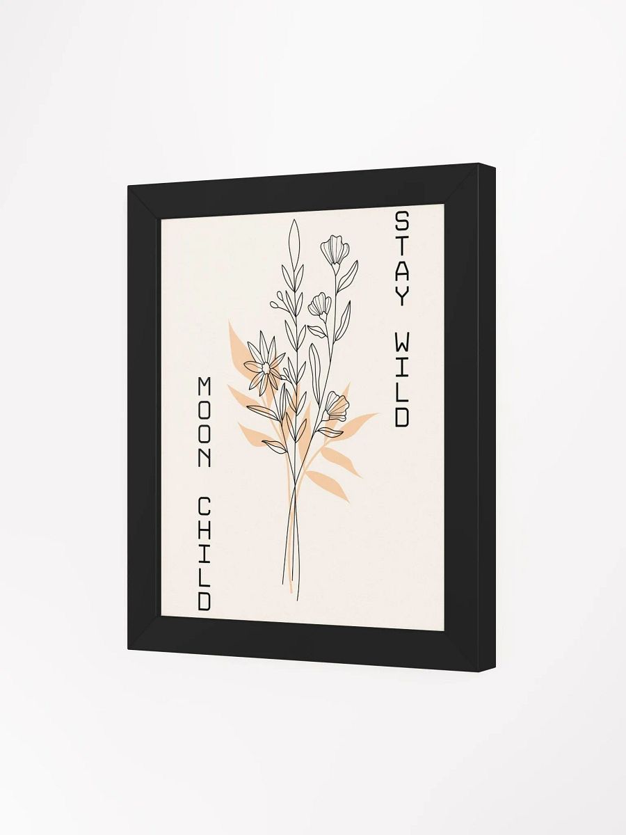 Minimalist Floral Line Art – Framed Elegant Wall Decor for Modern Homes product image (3)