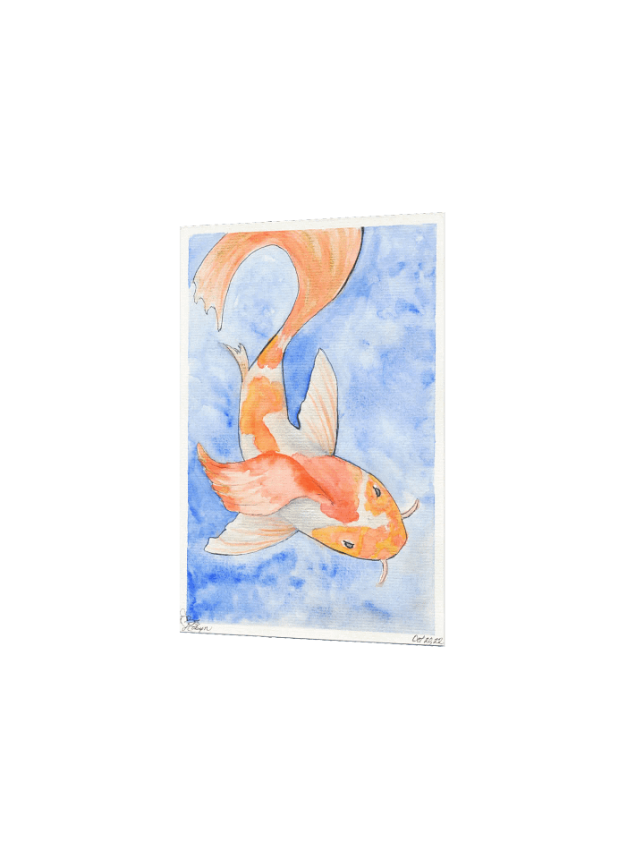 Golden Koi Print product image (3)