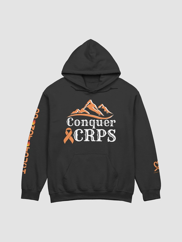 OFFICIAL Conquer CRPS Do Not Touch RIGHT Arm Hoodie- White Print product image (1)
