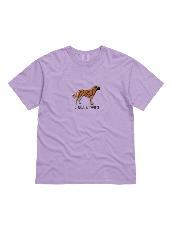 To Serve and Protect T-Shirt(Embroidered) of an Anatolian Shepherd Dog(Brindle) product image (31)
