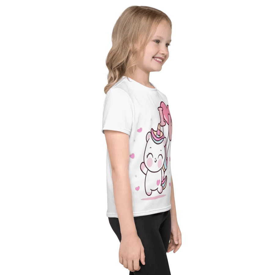 Kids Crew Neck T-Shirt Sweet Cloud product image (4)