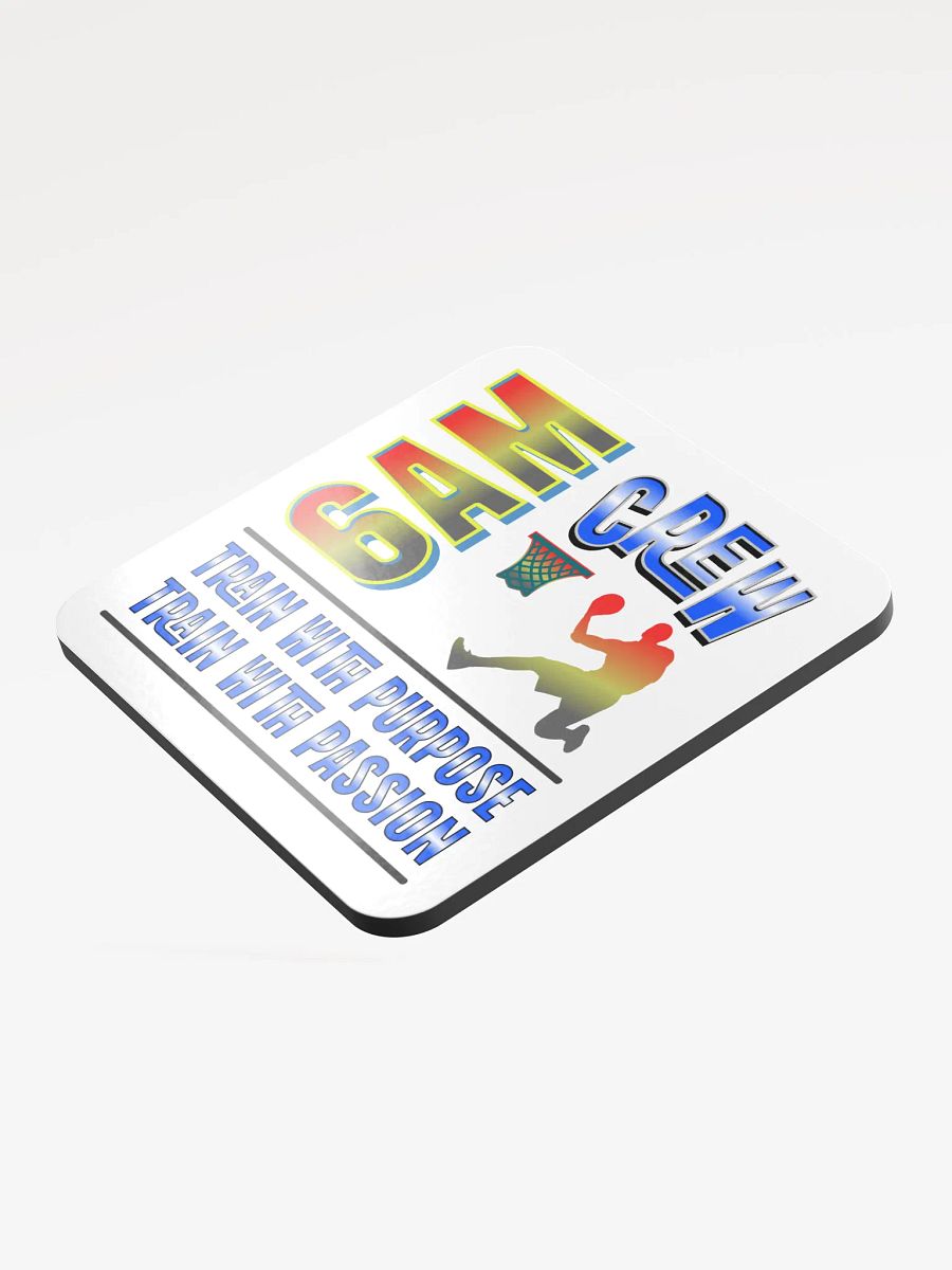 6AM Crew Train With Purpose Train With Passion Basketball Coaster Set product image (4)