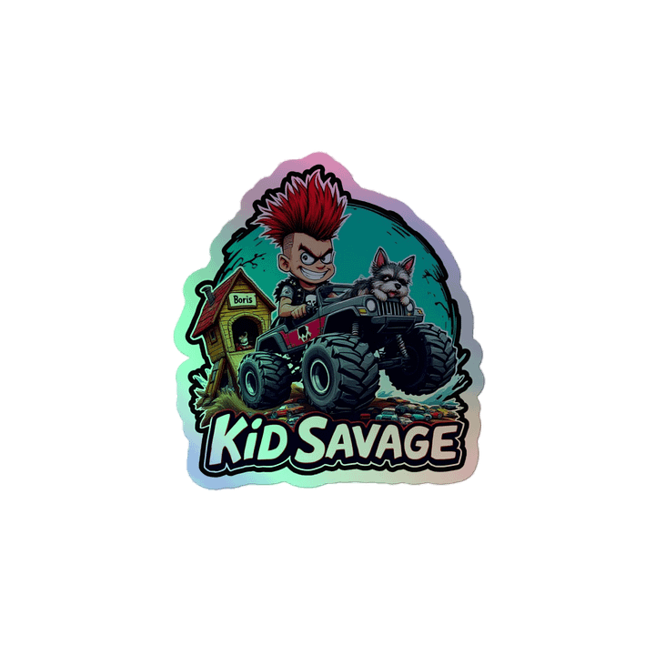 Kid Savage And Boris Truckin Sticker product image (1)