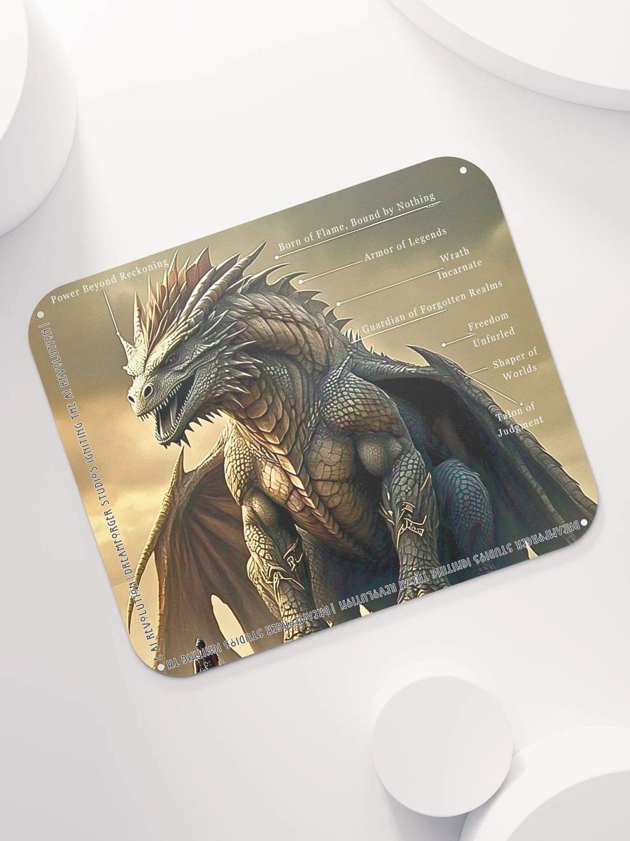 Draco Realms: Titan of the Ancient Flame Mouse Pad product image (7)