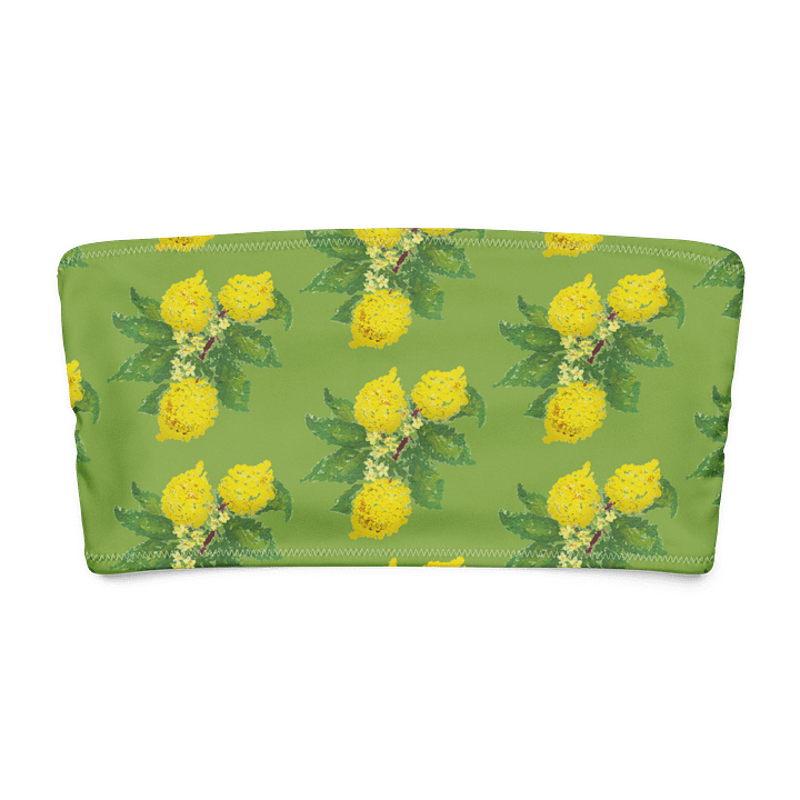 Lemon Love Recycled Bandeau Bikini Top product image (2)