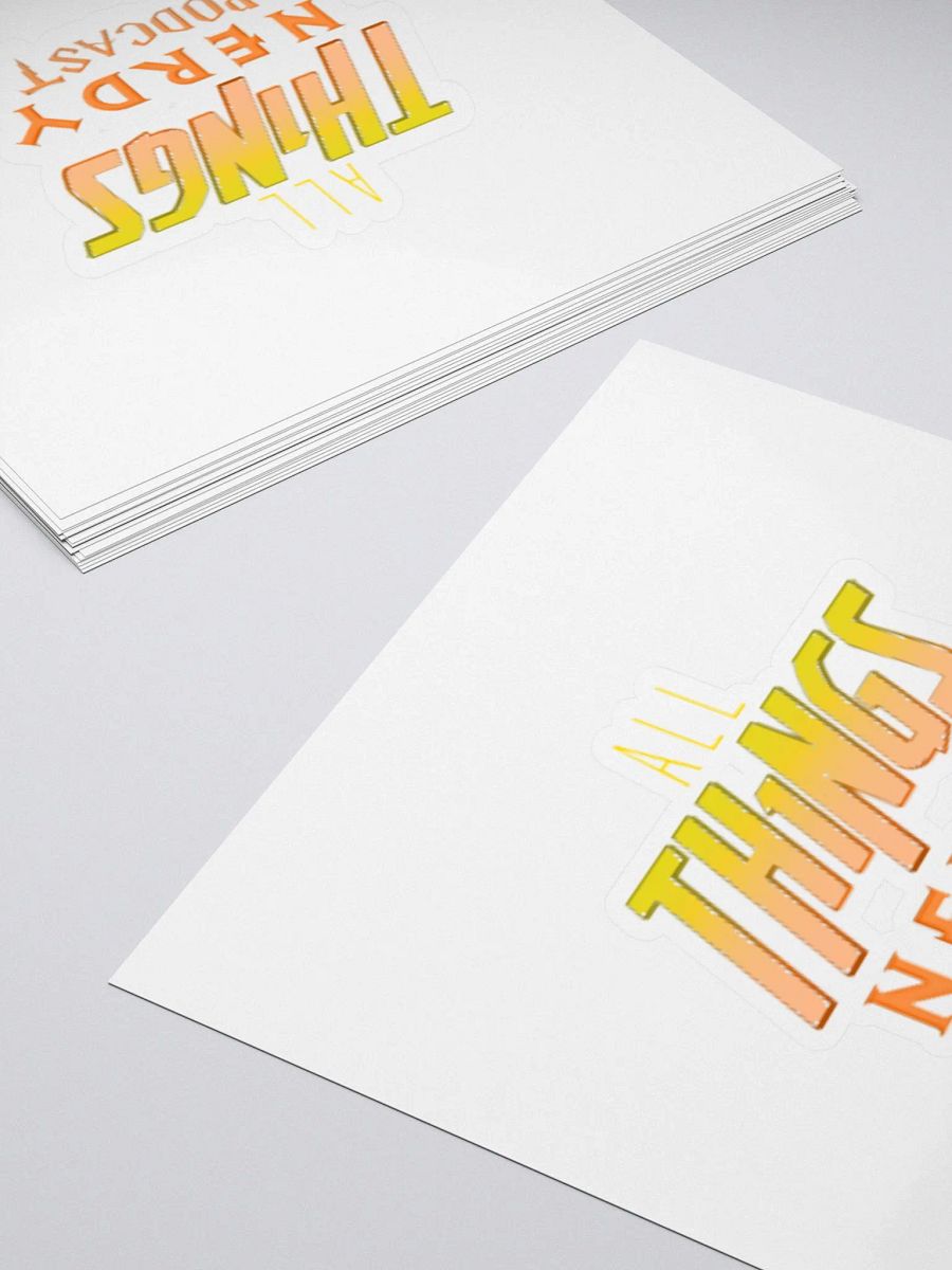 All Th1ngs Nerdy Sticker product image (4)
