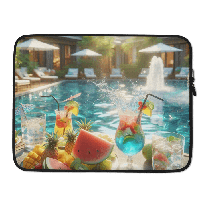 Tropical Paradise Laptop Sleeve | AI Design product image (2)