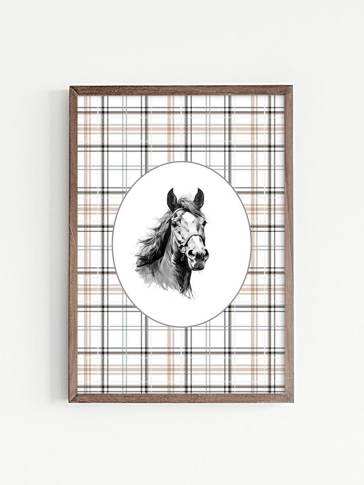 Rustic Horse Sketch - Country Charm product image (1)