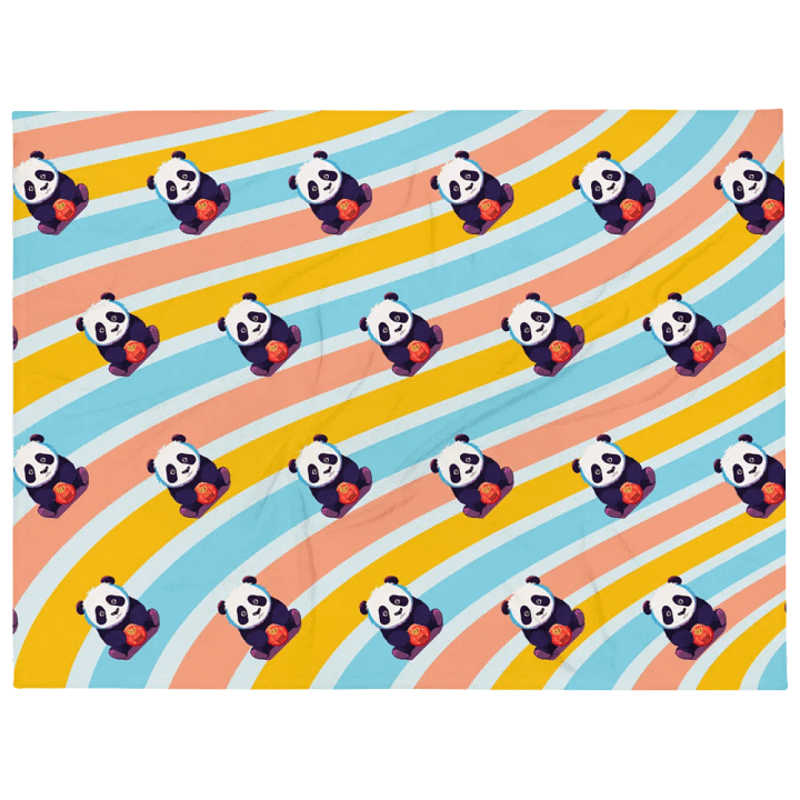 Panda Cookie Throw Blanket product image (1)