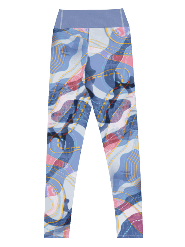 Tectonic map-Yoga Leggings product image (3)