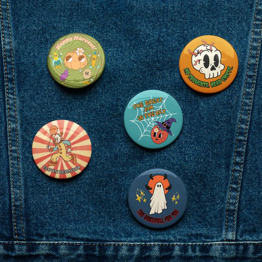 Spooky Harvest Button Collection product image (11)