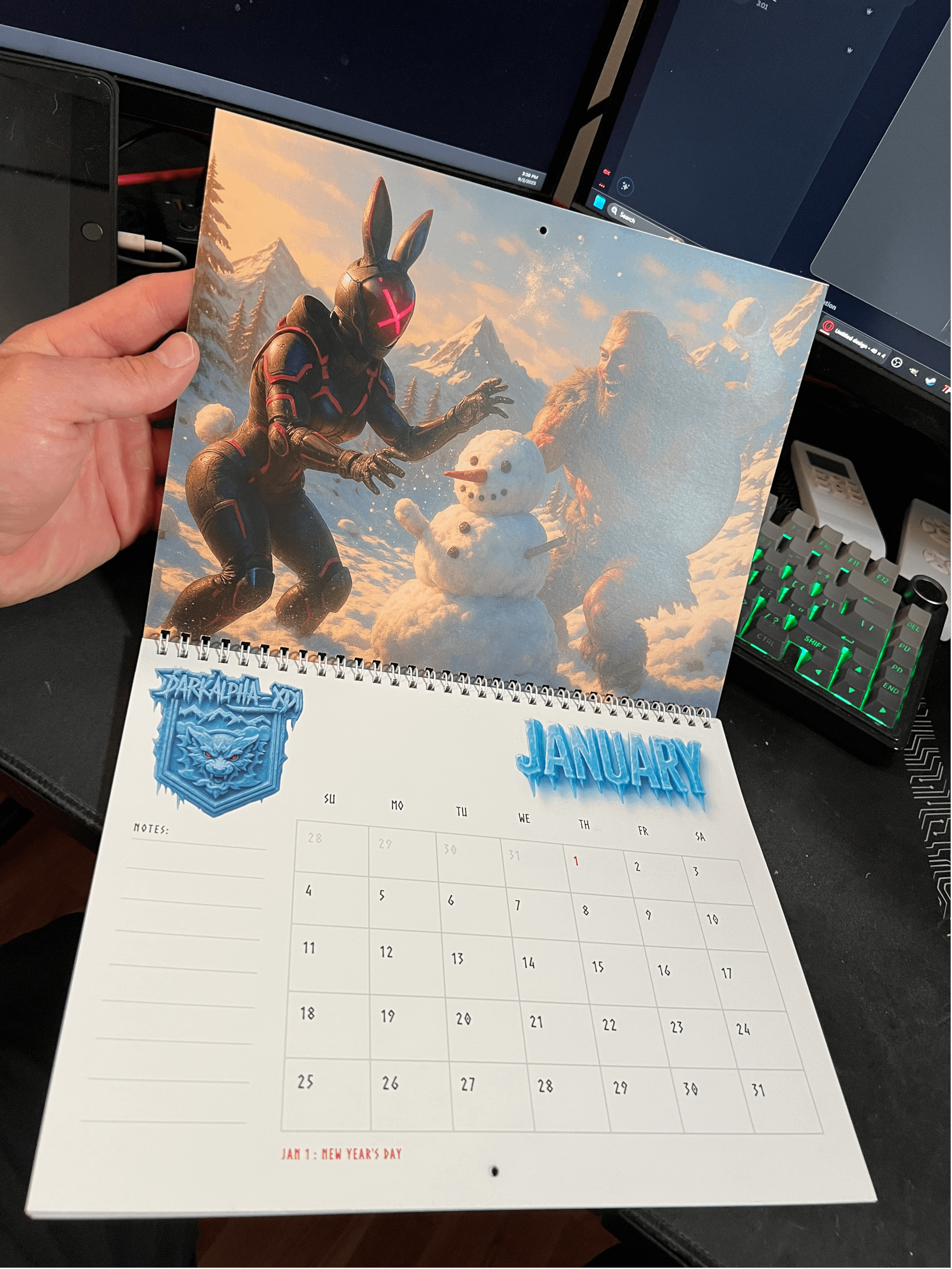 2026 DARKALPHA CALENDAR product image (2)