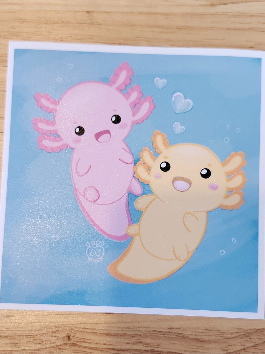 Axolotl Print product image (3)
