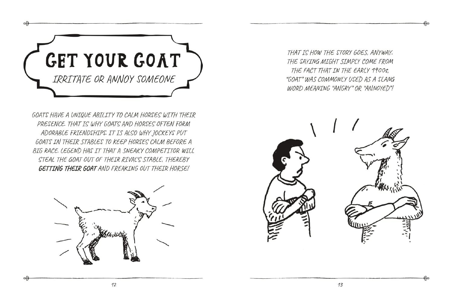 The Illustrated Histories of Everyday Expressions (Discover the True Stories Behind the English Language's 64 Most Popular Idioms (Etymology Book, ... English Grammar and Idioms, Gift for Readers product image (6)
