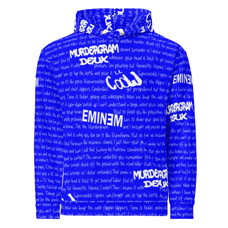 Murdergram Deux - LL Cool J ft. Eminem - BLUE - Unisex Hoodie product image (2)