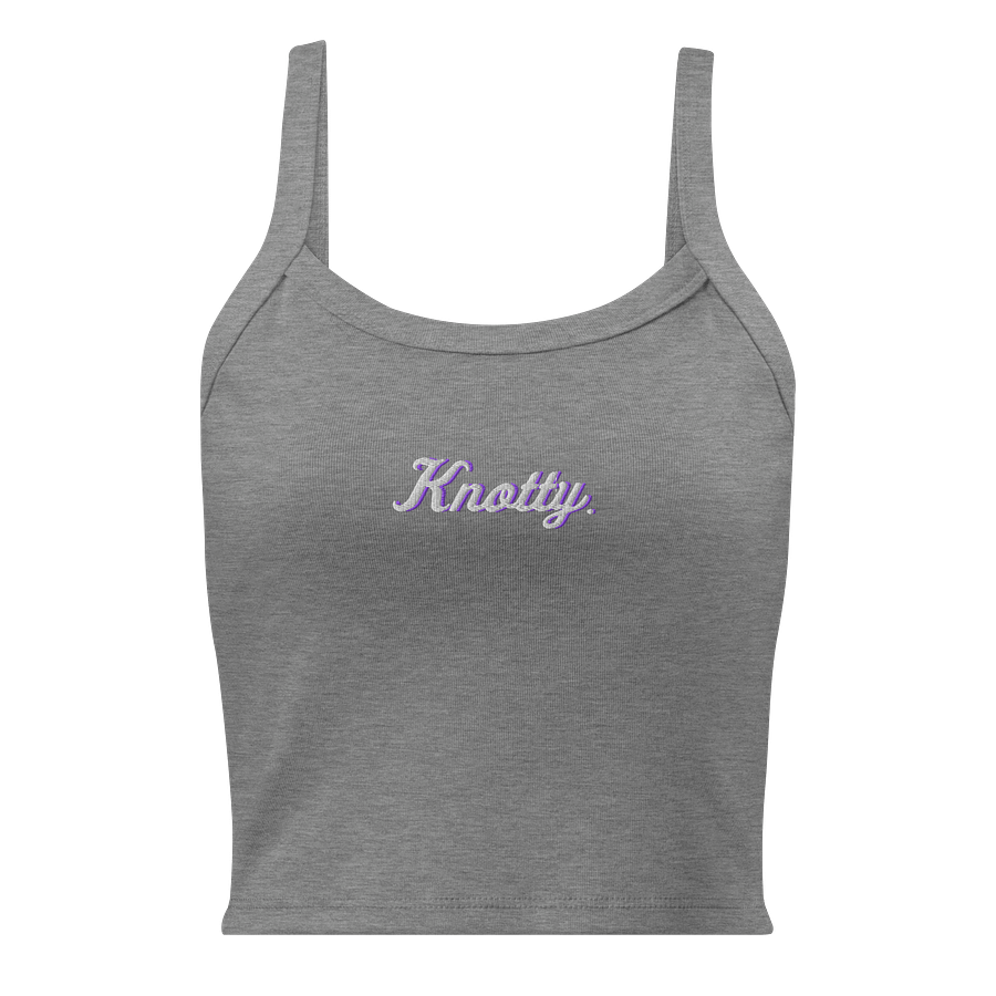 New Edition Women's Micro-Rib Tank Top (Embroidered) product image (1)