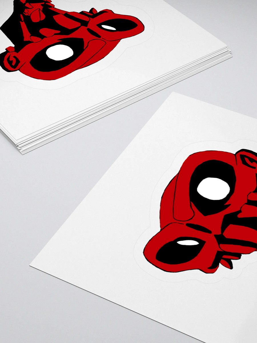 Zombie Monkey Red Sticker product image (11)