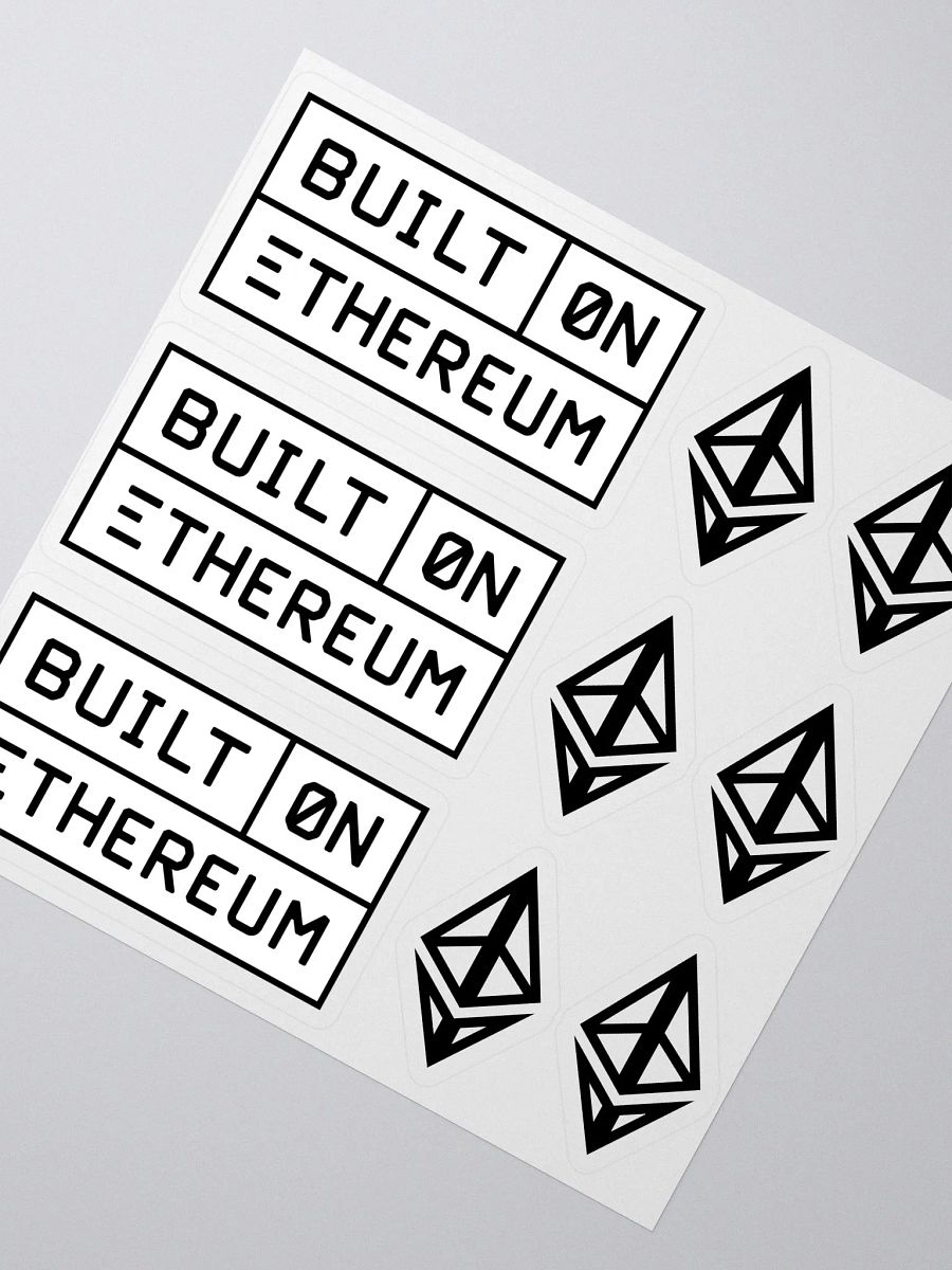 Build on Ethereum sticker set product image (2)