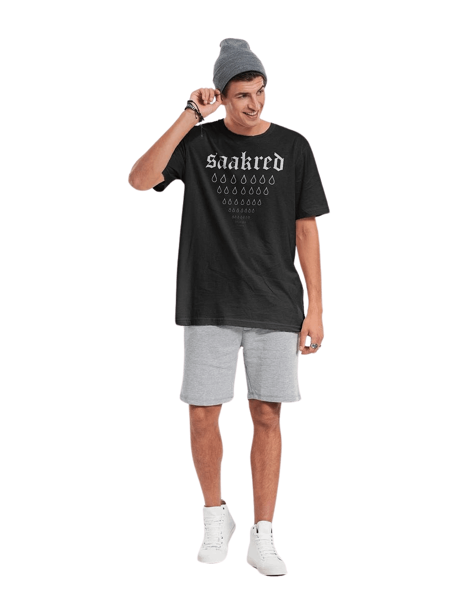 Saakred Tears Tee (black) soft-cotton product image (5)