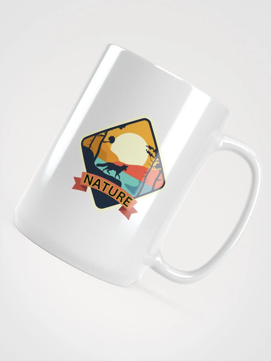 Wild Nature White Glossy Mug product image (4)