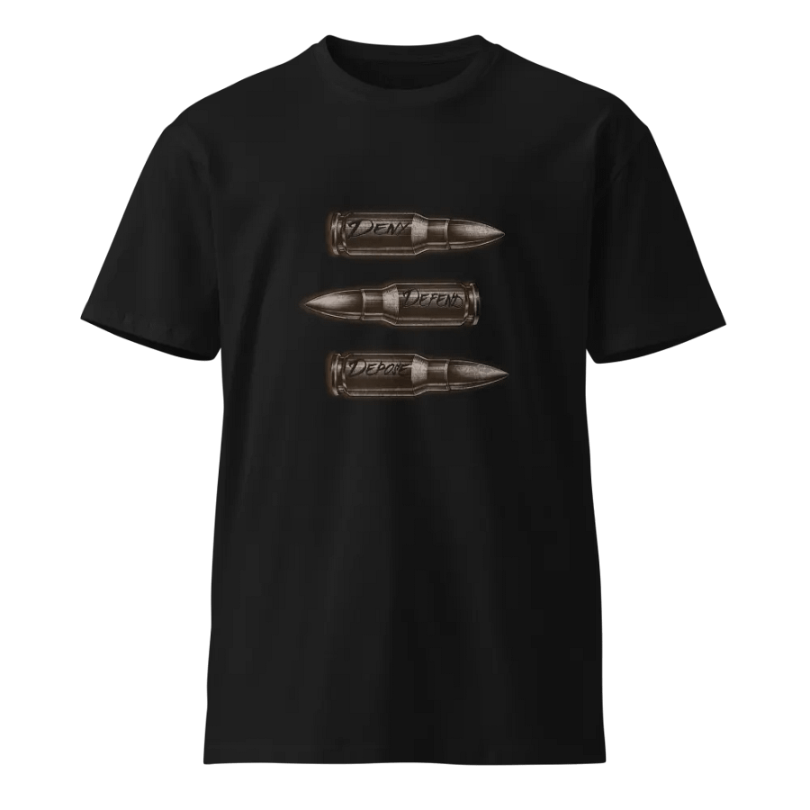 Deny Defend Depose Bullets T-Shirt product image (1)
