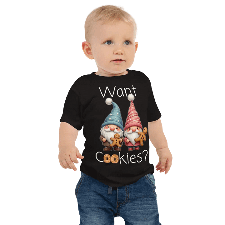 Want Cookies? Gnomie Baby Tee product image (2)