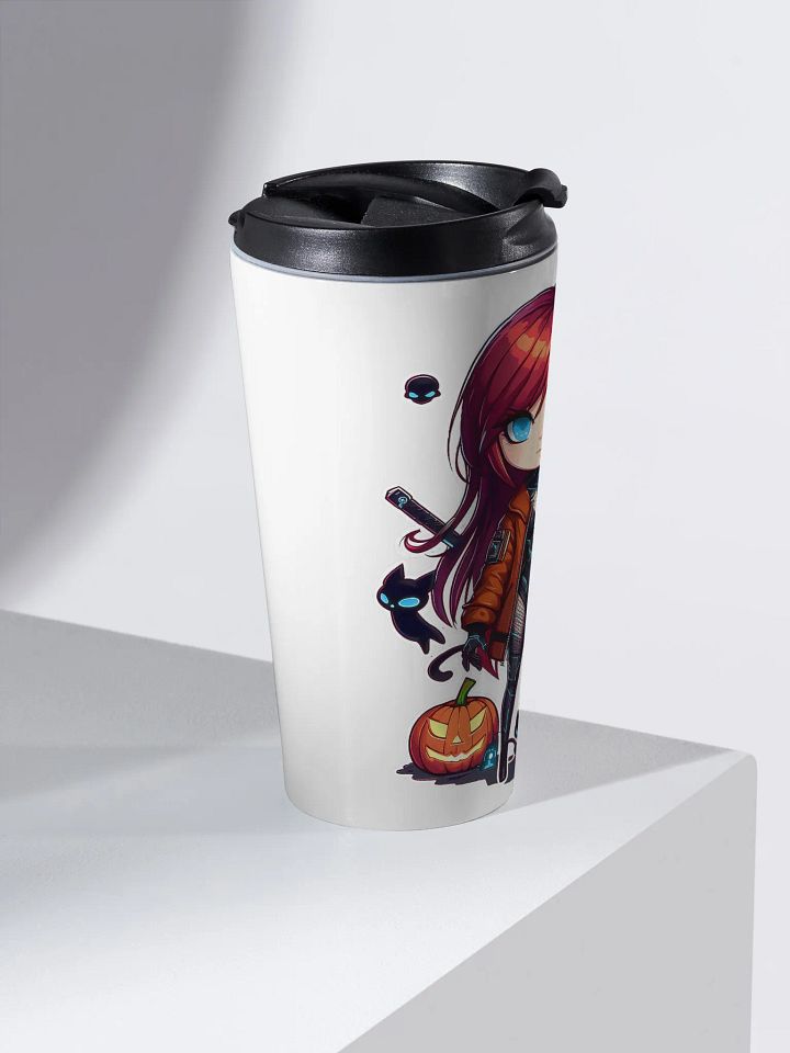 Eden the Cyberknight Chibi Halloween Travel Mug product image (2)