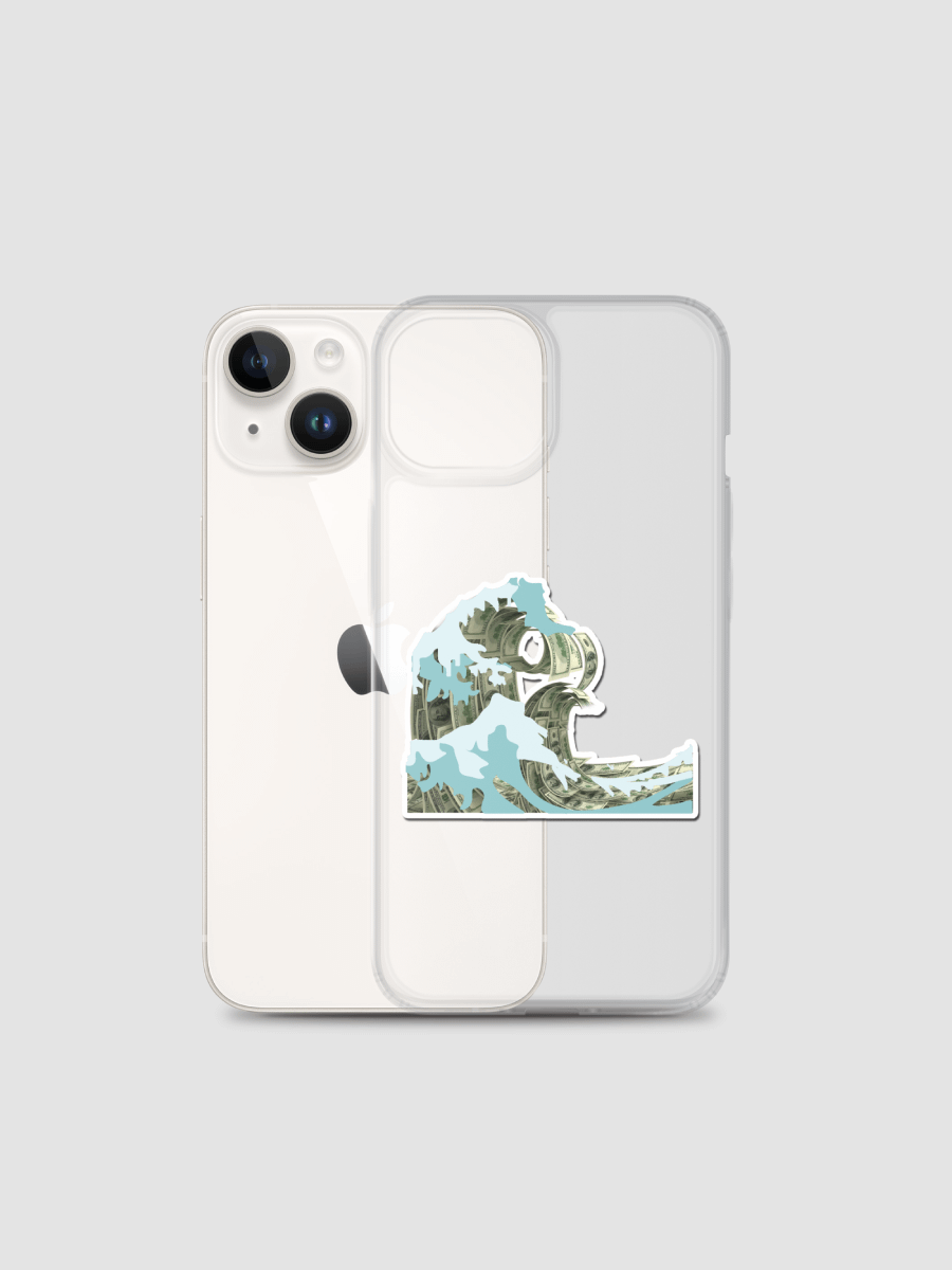CLEAR MONEYWAVE iPHONE CASE product image (2)