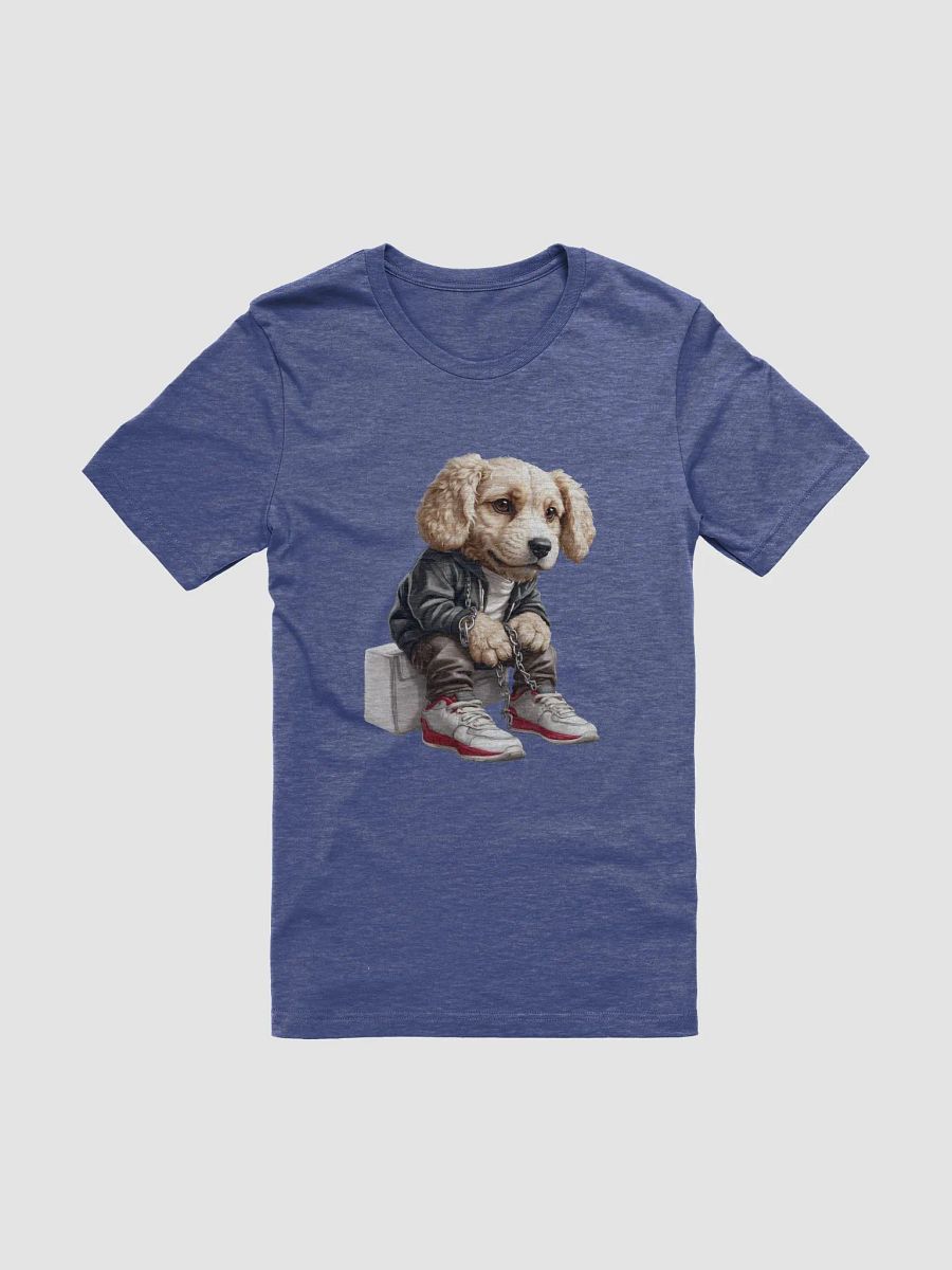 A stylish dog dressed in urban-inspired attire, chains and sneakers T-Shirt product image (11)