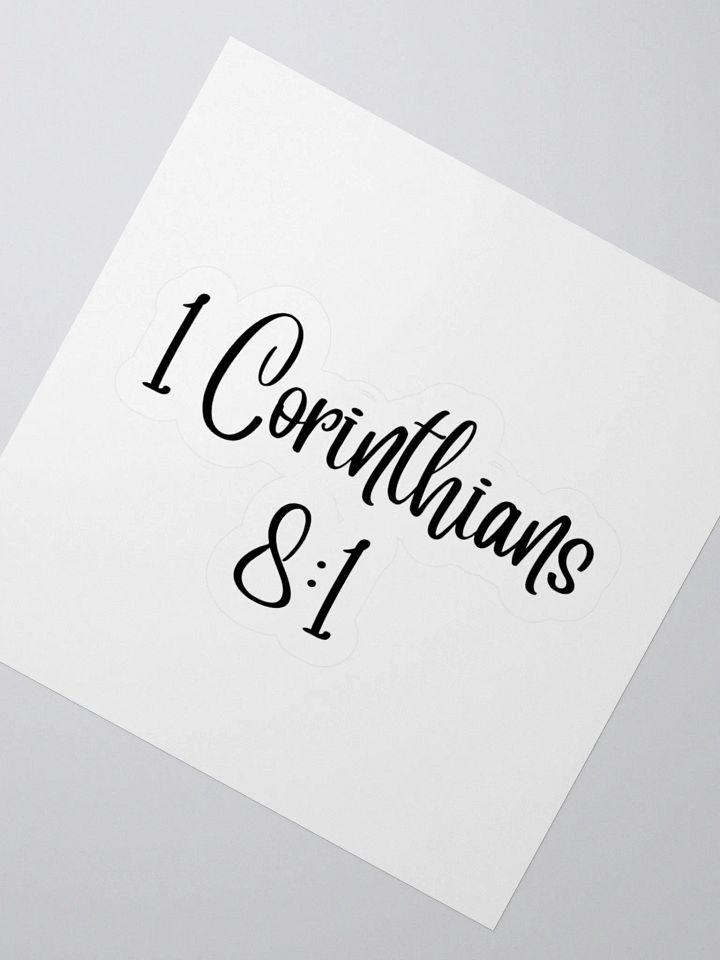 1 Corinthians 8:1 product image (5)
