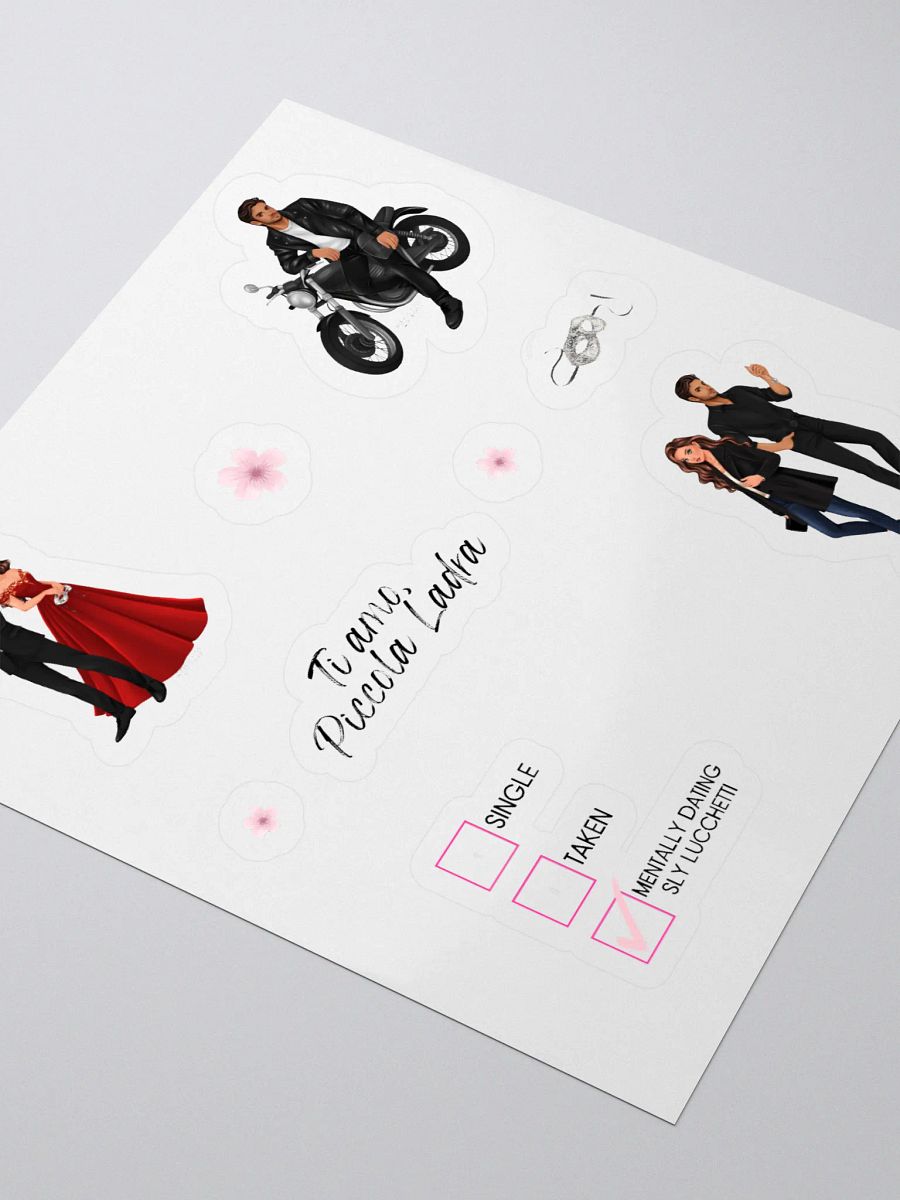 With a Kiss Sticker Sheet product image (3)