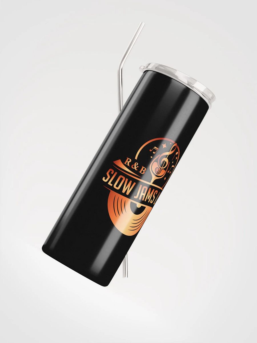Black Tall Tumbler R&B Slow Jams LIVE Signature Orange product image (4)
