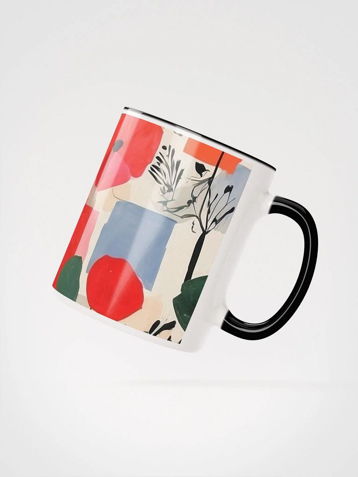 Stylized Floral Bliss Ceramic Mug product image (15)