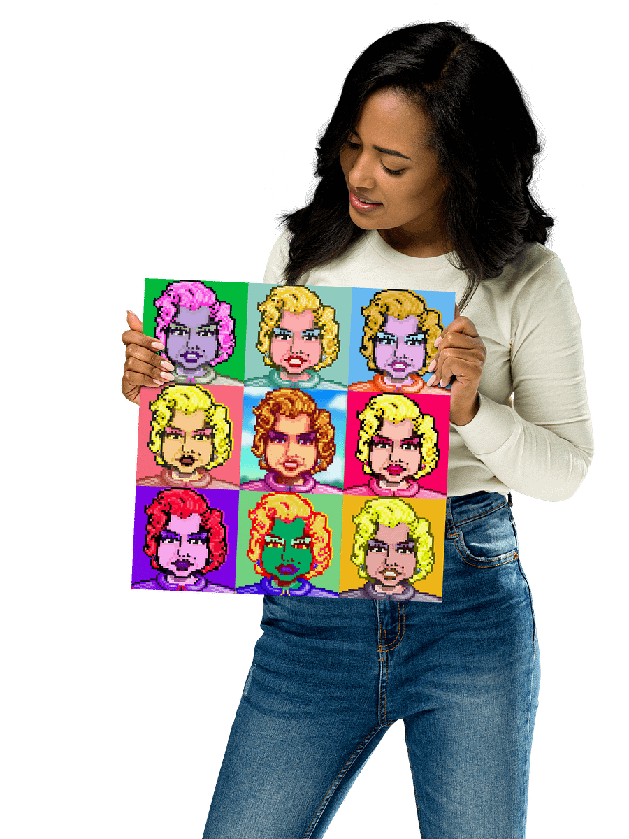 Pamilyn Pamroe Warhol Pop Art Parody Poster product image (3)