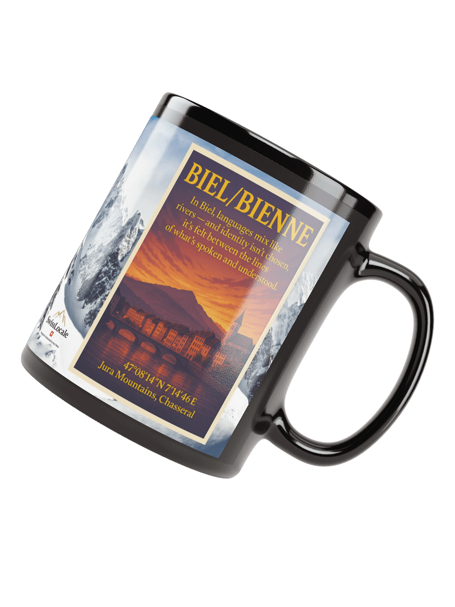 🇨🇭 Biel/Bienne Mug – Where Words Flow Like Rivers product image (4)