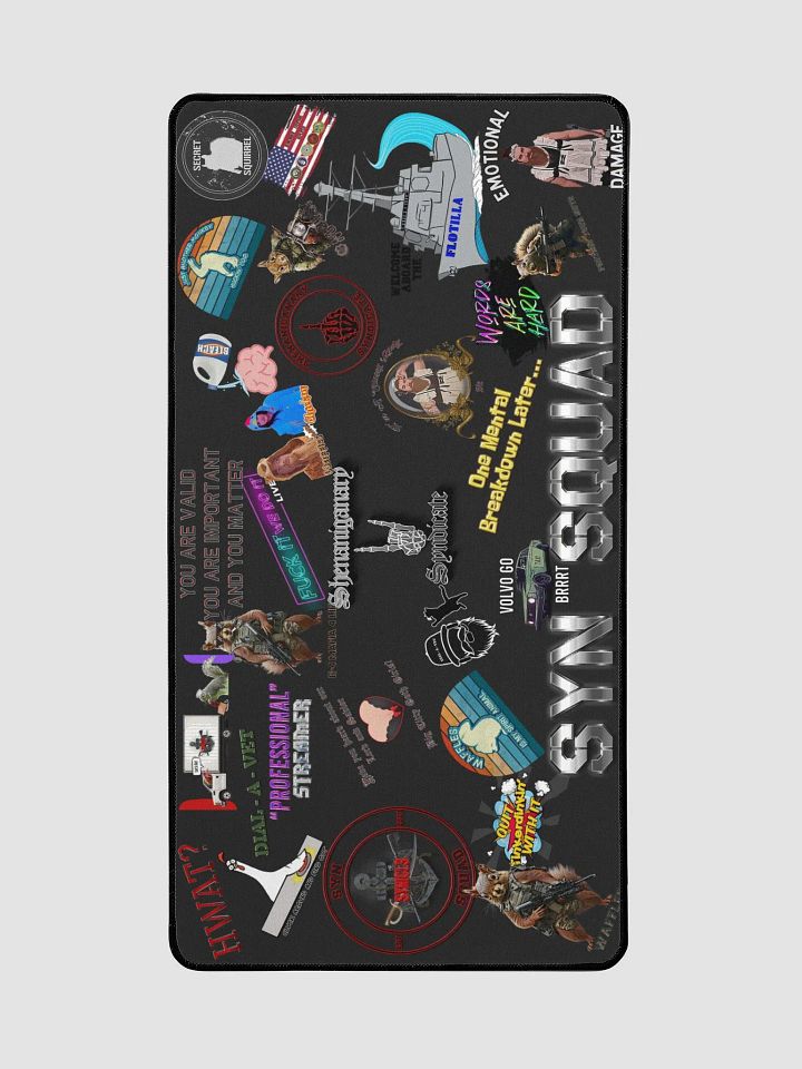 Sticker Bombed Desk Mat Large product image (2)