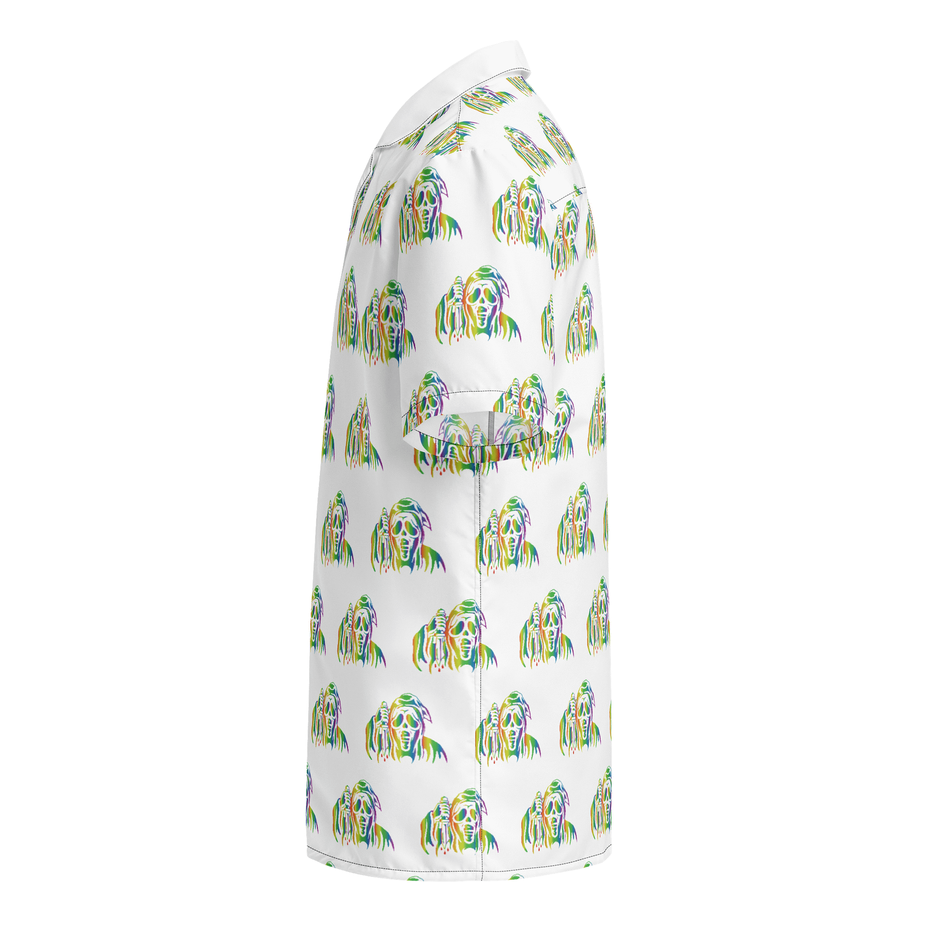 Rainbow Ghost Hawaiian Shirt product image (3)