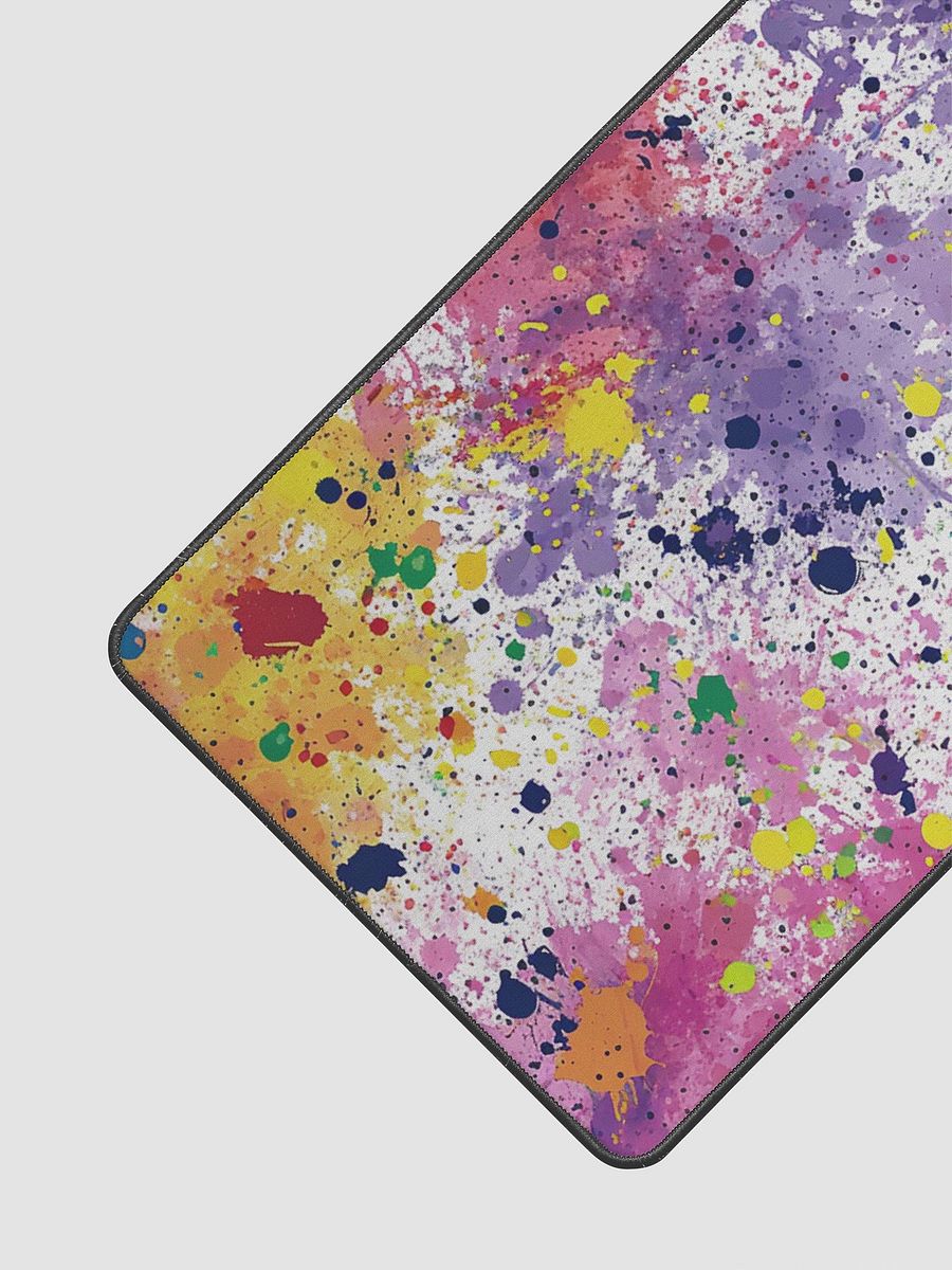 Splatter-Painted Desk Mat - 15.5